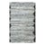 6x9 Gray Hand-Knotted Wool Striated Horizon Geometric Modern Carpet Rug For Sale