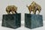 Mid-Century Modern Vintage Wall Street Bull and Bear Brass on Marble Block Bookends For Sale - Image 3 of 8