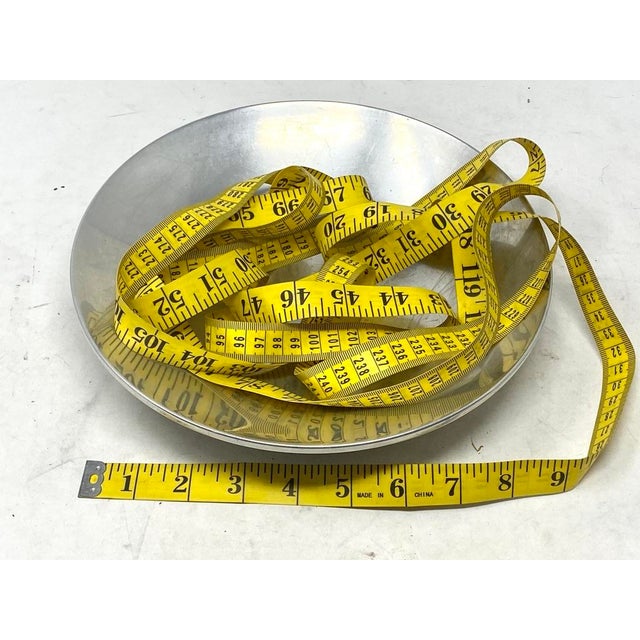 1960s 1960s Mid-Century Modern Dansk Polished Aluminum Serving Bowl by Jens Quistgaard For Sale - Image 5 of 8