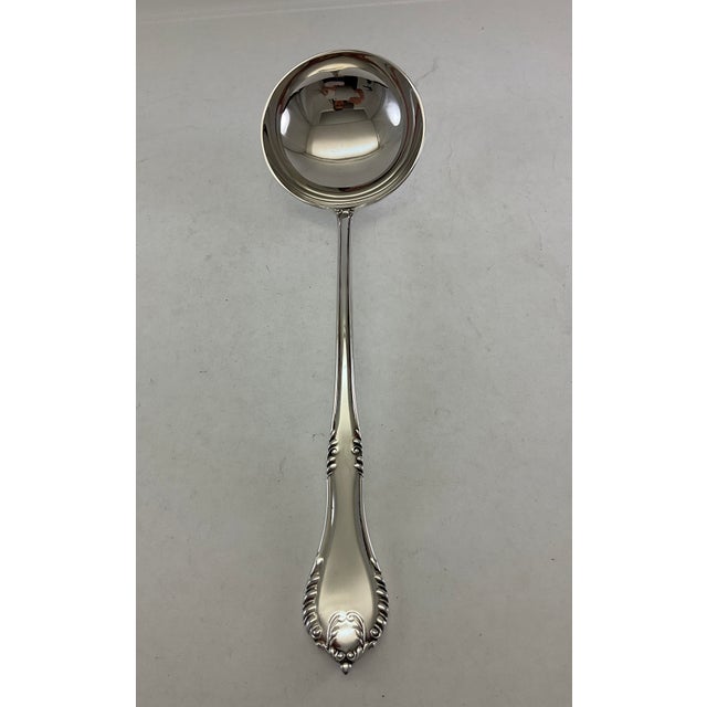 Traditional 1980s Silver Soup Ladle, Chesterfield. For Sale - Image 3 of 13