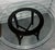 Crate & Barrel Crate & Barrel 48” Halo Glass Dining Table For Sale - Image 4 of 7