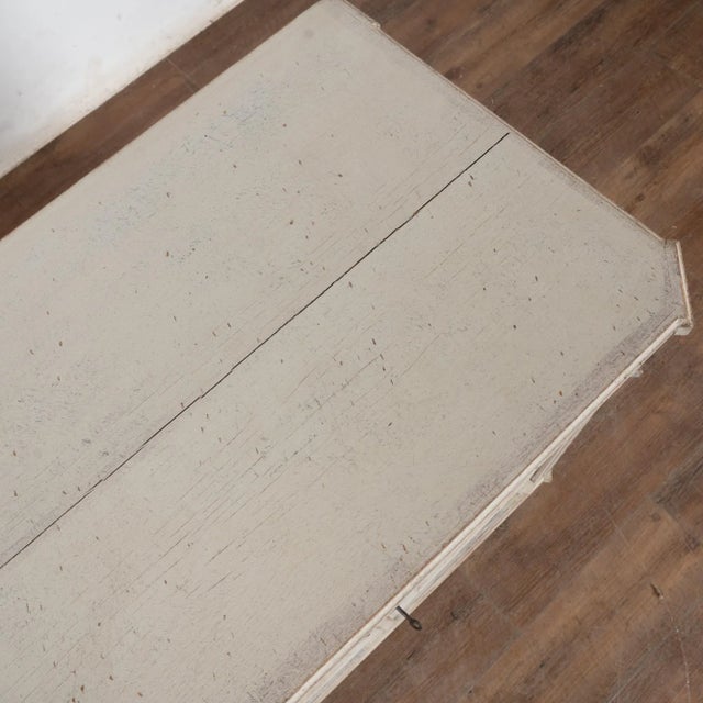19th Century Swedish Gustavian White Small Sideboard Cabinet For Sale - Image 6 of 16