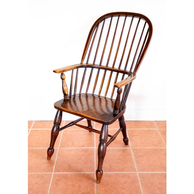 Antique Windsor Armchair, 1840s For Sale - Image 17 of 18