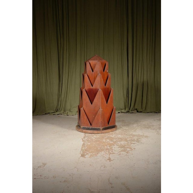 Vintage Art Deco Revolving Shop Display Stand by Carl Zeiss, 1935 For Sale - Image 11 of 11