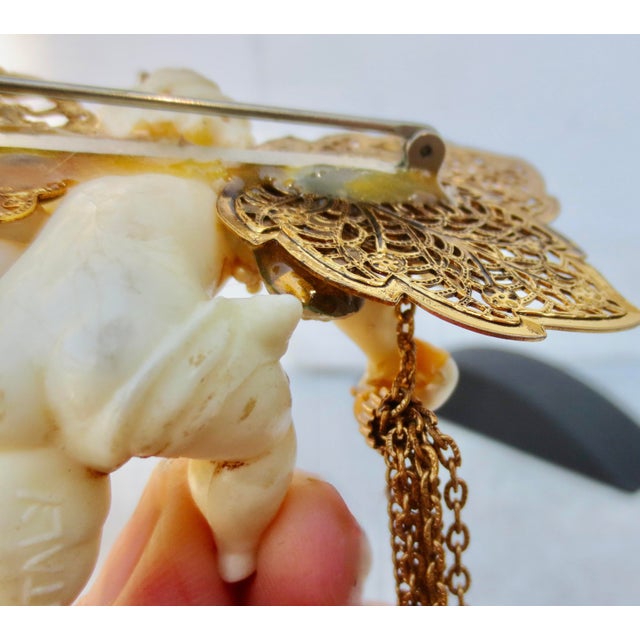 Wendy Gell Putti Brooch Mid-80s For Sale - Image 4 of 8