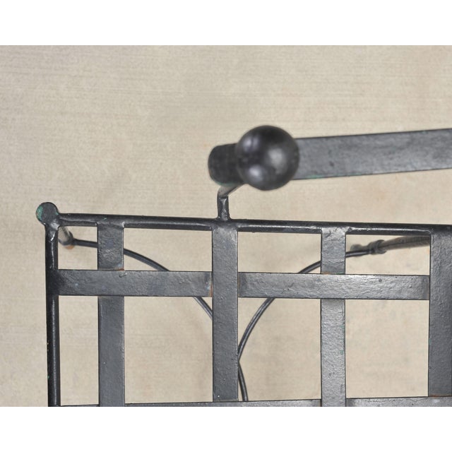 Mario Papperzini Mid-Century Amalfi Iron Patio Garden Armchair For Sale - Image 16 of 18