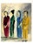 1960s Hildegarde Hamilton (1898-1970) Gouache and Ink Painting on Board For Sale