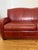 Ralph Lauren Vintage Ralph Lauren Style Distressed Art Deco Leather Sofa For Sale - Image 4 of 17