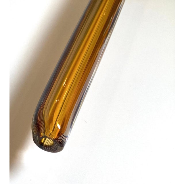 Orange An Italian Glass "Angel Tear" Vase by Lino Tagliapietra For Sale - Image 8 of 8