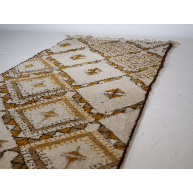 Berber Wool Runner Rug, 1967 For Sale - Image 9 of 16