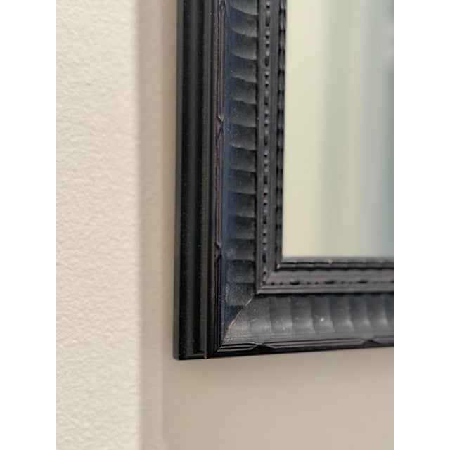 Small Ebonized Wood-Framed Mirror -Ready to Hang For Sale In Los Angeles - Image 6 of 11