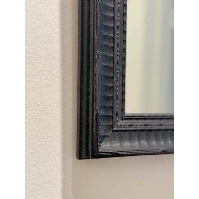 Small Ebonized Wood Mirror -Ready to Hang For Sale In Los Angeles - Image 6 of 11