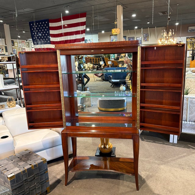 1930s Attributed to Thomasville Art Deco ,2 Door ,Bogart Chateau Dry Bar For Sale In Las Vegas - Image 6 of 12