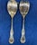 Silver-Plated Salad Servers with Russell Pattern from Mappin & Webb, Set of 2 For Sale - Image 4 of 4