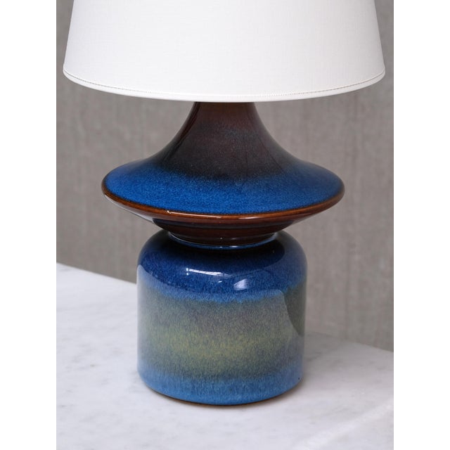 Table Lamps in Glazed Stoneware by Einar Johansen for Søholm, Denmark, 1960s, Set of 2 For Sale - Image 9 of 13