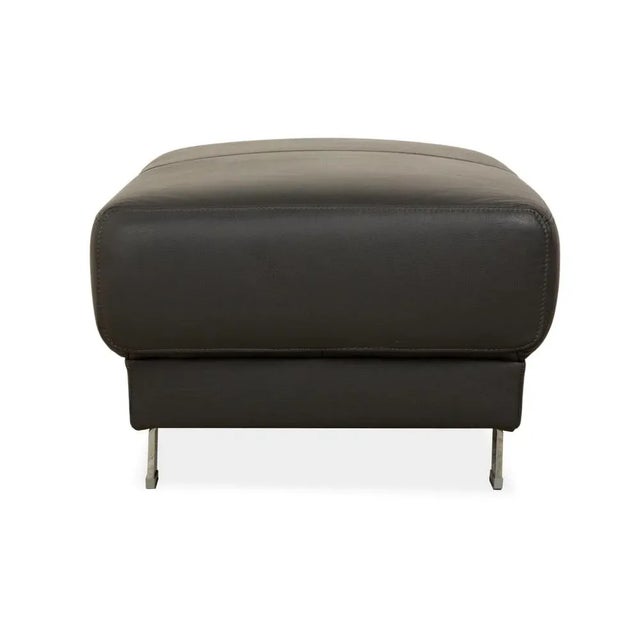 Animal Skin Leather Stool from Ewald Schillig For Sale - Image 7 of 10