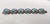 Mid-Century Modern Vintage Signed Napier Book Piece Silvertone & Faux-Aquamarine Link Bracelet For Sale - Image 3 of 9