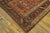 1890s Red Coral Rustic Geometric Antique Persian Bijar Rug 4'3" X 6'10" Handknotted Wool Carpet For Sale In New York - Image 6 of 6