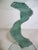 Postmodern Glass Spiral Helix Side Table, 1980s For Sale - Image 6 of 7