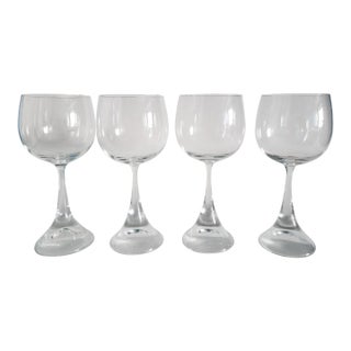 1960s Rosenthal Clairon Claret Wine Glasses- Set of 4 For Sale