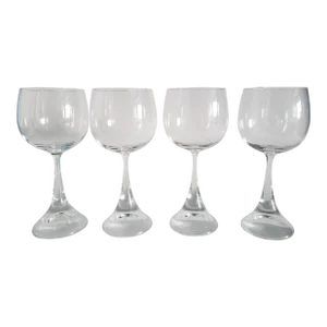 1960s Rosenthal Clairon Claret Wine Glasses- Set of 4