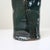 Handbuilt Organic Sculptural Pinched Square Rim Ceramic Vase in Dark Teal Glaze With Ribbed Relief Pattern For Sale - Image 16 of 18