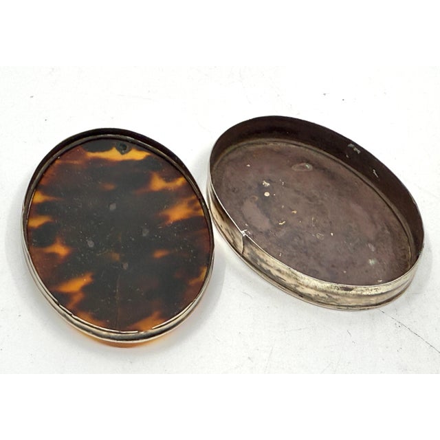 1910s 1910s Lovely Silver and Horn Snuff or Trinket Boxes For Sale - Image 5 of 18