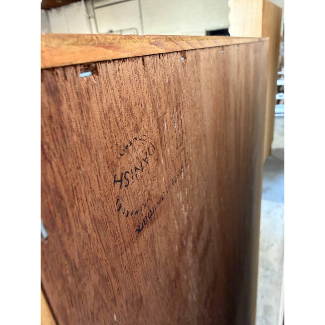 Mid-Century Modern Poul Hundevad Teak Bookcase With 5 Shelves Mid-Century Modern Denmark 1960s For Sale - Image 3 of 10