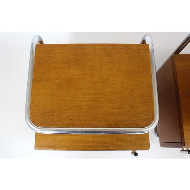 Bauhaus Bedside Tables by Hynek Gottwald, 1930s, Set of 2 For Sale - Image 10 of 18