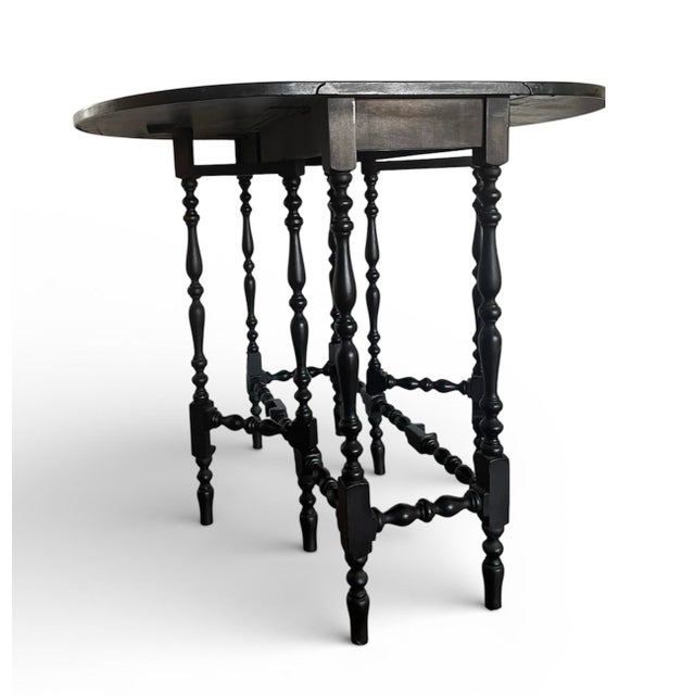 Antique Drop Leaf Table For Sale - Image 4 of 6