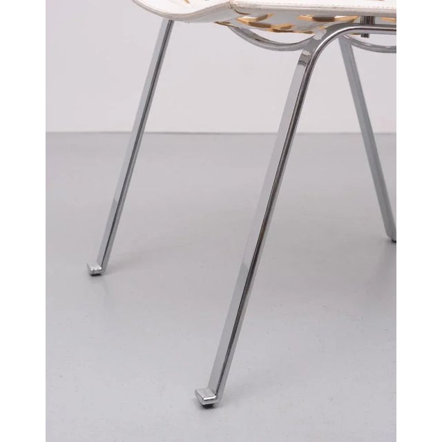 Leather Network Chair by Giancarlo from Fasem, 1980s For Sale - Image 12 of 13