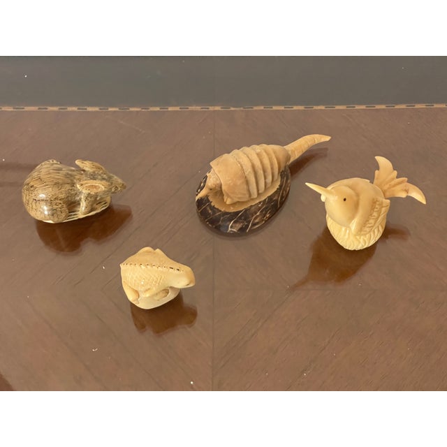 1960s Mini Animalistic Artisan Carved Figurines For Sale - Image 4 of 7