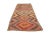 Decorative handwoven vintage kilim rug from Kars region of Turkey. Approximately 50-60 years old. In very good condition.
