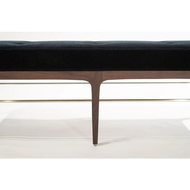 Linear Bench in Dark Wanut Series 60 by Stamford Modern For Sale - Image 10 of 12
