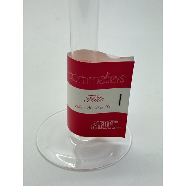 Modern 400/88 Champagne Flute by C.J. Riedel for Riedel, 1991, Set of 6 For Sale - Image 3 of 6