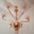 1970s Italian Pink Neoclassical Murano Glass Chandelier For Sale In Dallas - Image 6 of 11