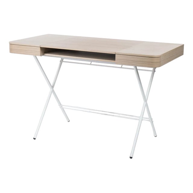 Cosimo Desk with Natural Oak Veneer Top by Marco Zanuso Jr for Adentro, 2023 For Sale