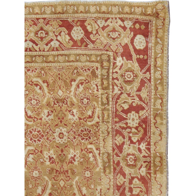 Rustic Galerie Shabab Collection Early 20th Century Indian Agra Rug For Sale - Image 3 of 10