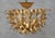 1950s Mid-Century Modern Spanish Gilt Iron Foliage Flush Mount, 1950s For Sale - Image 5 of 7