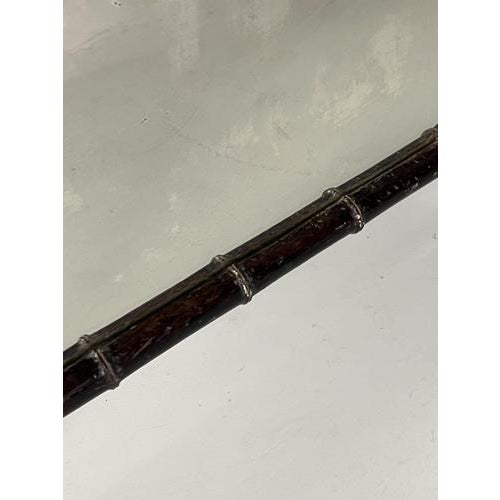 Wood Faux Bamboo Mirror, 1890s For Sale - Image 7 of 15