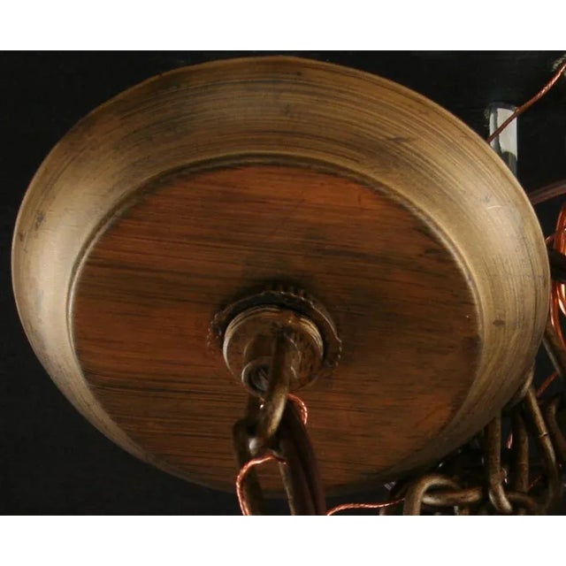 Large Early 21st Century Sailing Ship Crystal Chandelier 4 Lights For Sale - Image 10 of 13