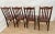 Early 20th Century Antique Chairs Set of Four, Barley Twist Accent, Solid Oak, Lavender Seats For Sale - Image 5 of 11
