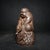 Art Deco Cast Iron Laughing Maitreya Buddha Seated Statue, Happy Buddha Sculpture, Chinese Decorative Figurine For Sale - Image 3 of 7