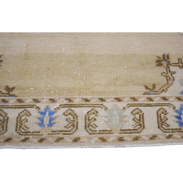 Vintage Turkish Anatolian Hand Knotted Wool Rug, 4'x7'6'' For Sale - Image 4 of 5