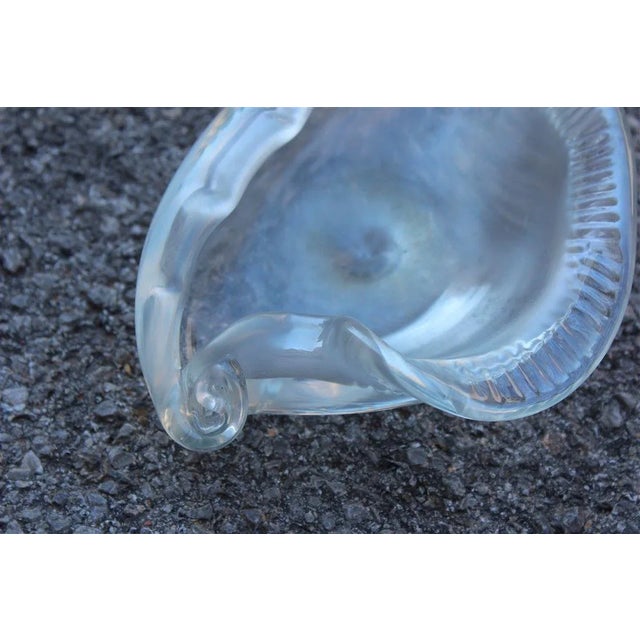 Iridescent Murano Glass Shell Bowl from Seguso, 1950s For Sale - Image 7 of 8