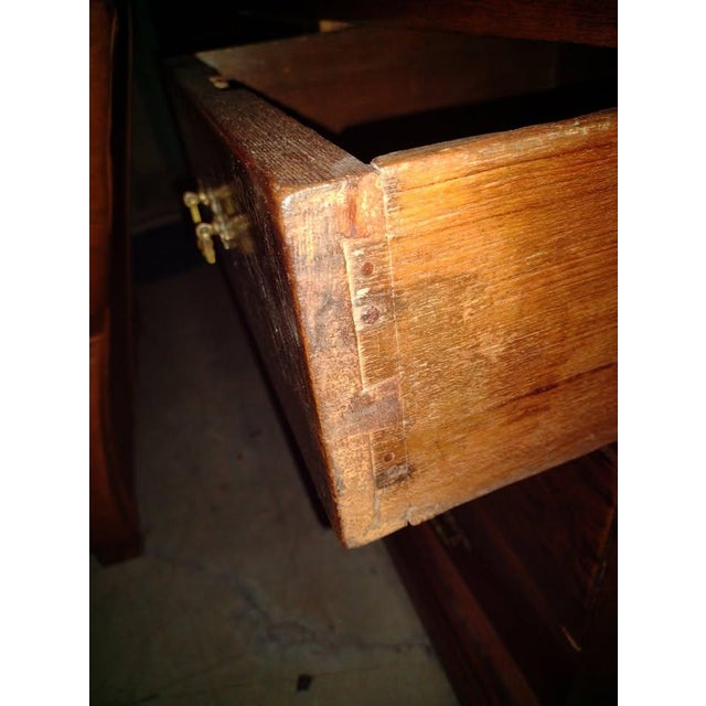 19th Century Antique Anglo-Burmese Colonial Inlaid Teak Chest of Drawers For Sale - Image 10 of 10