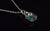 Late 20th Century Certified Natural 2.06cts Emerald & Diamond 18k White Gold Pendant Charm For Sale - Image 9 of 11