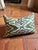Handmade Silk Green and Blue Ikat Pillow. There is a total of 2 available. Slight variations in color and pattern are...