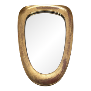 1960's LaBarge Mirrors Belgium Polished Gilt Mirror #1382