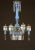 Antique Napoleon III Blue Opaline Chandelier For Sale - Image 3 of 3